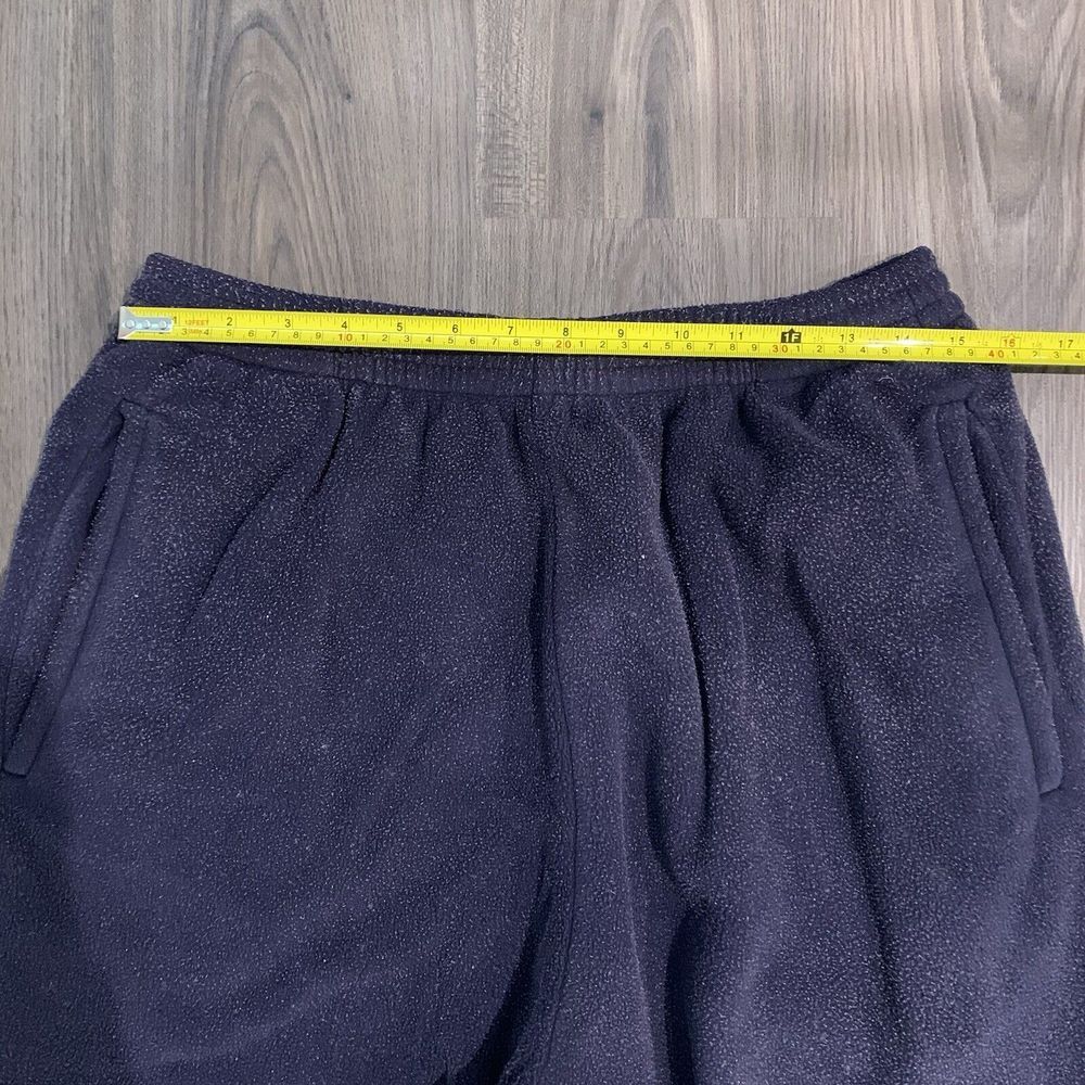 Yzy Yeezy Gap Balenciaga H10 Polar Fleece Joggers Large Navy Distressed Men NEW - Picture 4 of 11
